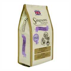 Simpsons Premium Puppy Sensitive Dry Dog Food - Salmon & Potato
